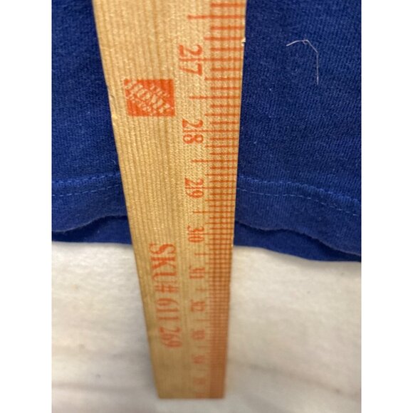 Reebok New York Giants Blue Graphic Tee pit to pit  23.5 - Picture 3 of 9